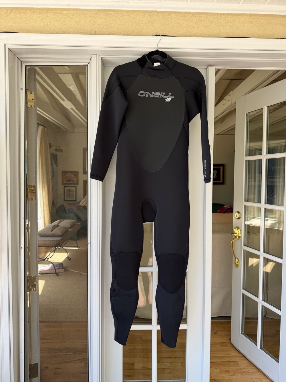 O’Neill Epic 4/3mm Full Wetsuit Men’s L Black Back Zip NWT